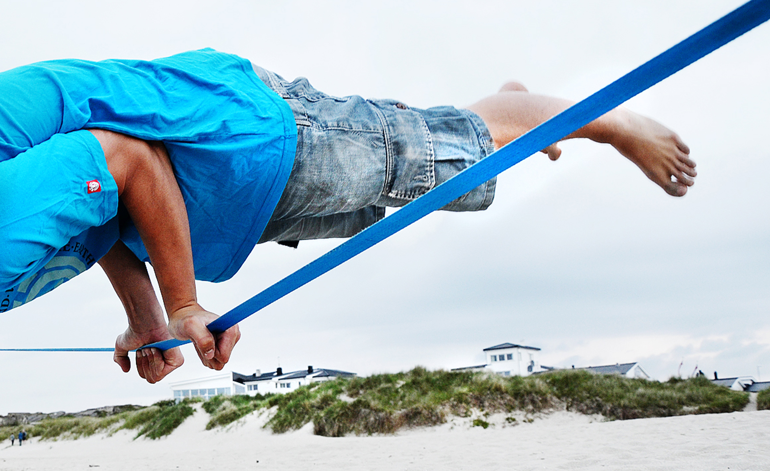 The ultimate slackline rack for the playground or sports ground