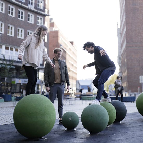 Oslo rådhusplassen byrom Rampball Street mobilt-anlegg